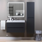 Зеркало Uperwood Tanos, 90×80 см, LED подсветка, сенсорный выключатель, антизапотевание - Фото 4