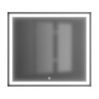 Зеркало Uperwood Tanos, 90×80 см, LED подсветка, сенсорный выключатель, антизапотевание - Фото 5