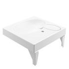 Раковина Paola Liguria, 60х60 см, над стиральной машиной - фото 28098802