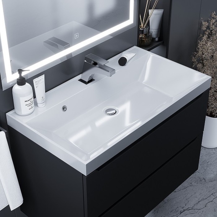 Раковина Uperwood Classic, мебельная, 80 см, прямоугольная - Фото 1