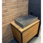 Раковина Uperwood Mariana, накладная, 60×40 см, прямоугольная, графит - Фото 2