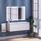 Тумба подвесная Uperwood, под раковину Uperwood Tanos 120, левая, цвет белый - Фото 2