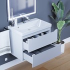 Тумба под раковину Uperwood Tanos, 70 см, подвесная, белая - Фото 3