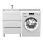 Тумба напольная Uperwood, под раковину Uperwood Tanos 60, под стиральную машину, цвет белый 9397990