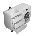 Тумба напольная Uperwood, под раковину Uperwood Tanos 60, под стиральную машину, цвет белый 9397990