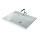 Тумба с раковиной Uperwood Tanos 60 см, подвесная, черная - Фото 9