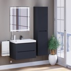 Тумба с раковиной подвесная Uperwood Tanos 70 см, цвет черный - Фото 7