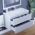 Тумба подвесная Uperwood, с раковиной Uperwood Tanos, 90, цвет белый 9398023