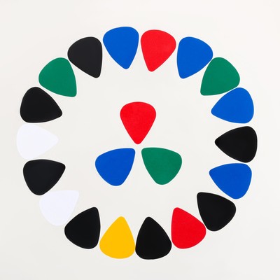 Медиаторы 0.46 мм, набор 20 штук, МИКС