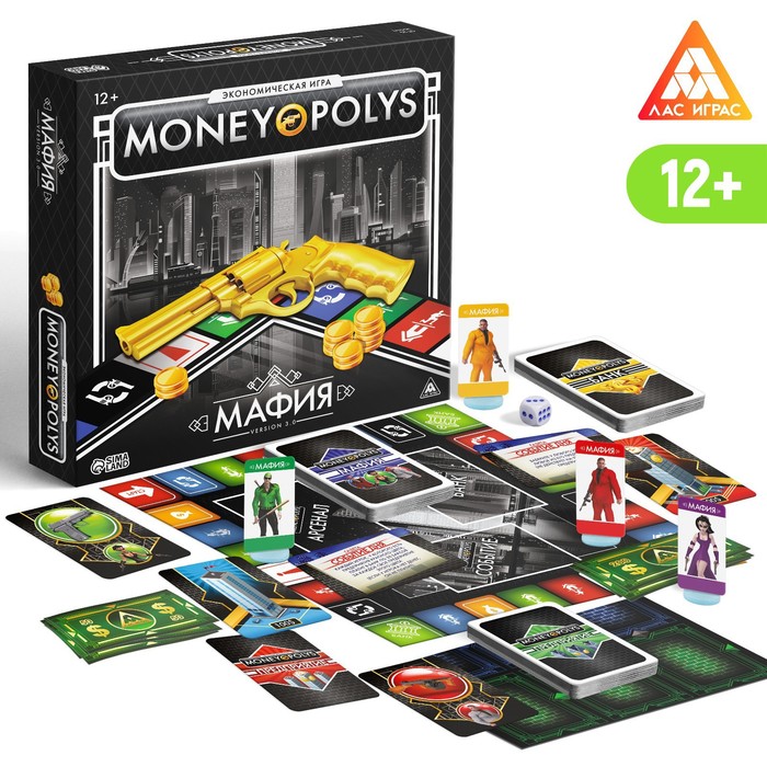 УЦЕНКА Настольная экономическая игра «MONEY POLYS. Мафия», 116 карт, 12+ - Фото 1