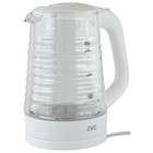 Чайник электрический jvc JK-KE1512, стеклянный, 2200 Вт, 1.7 л, белый - Фото 2