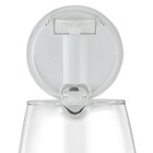 Чайник электрический jvc JK-KE1518, стеклянный, 2200 Вт, 1.7 л, белый - Фото 4