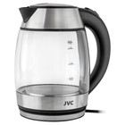 Чайник электрический jvc JK-KE1707, стеклянный, 2200 Вт, 1.7 л, чёрный - Фото 2