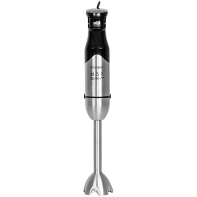 Блендер Pioneer HB137S, погружной, 1200 Вт, 400 мл, чёрный