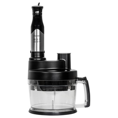 Блендер Pioneer HB137S, погружной, 1200 Вт, 400 мл, чёрный