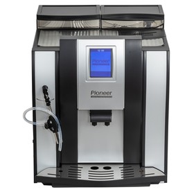 Кофемашина Pioneer CMA011, автоматическая, 1450 Вт, 1.6 л, серебристо-чёрная