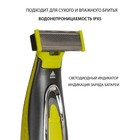 Триммер для волос Pioneer HC020R, аккумуляторная, 3 насадки, цвет чёрный с жёлтым - Фото 3