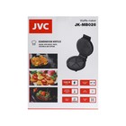 Вафельница jvc JK-MB026, электрическая, 1000 Вт, d=19 см, антипригарное покрытие, чёрная 9410656 - фото 12683196