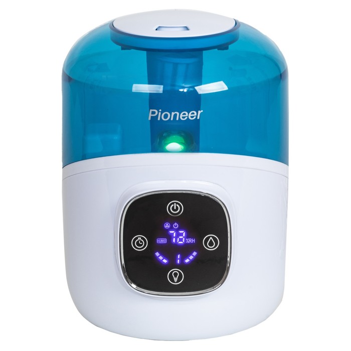 Увлажнитель воздуха Pioneer HDS32, ультразвуковой, 25 Вт, 3 л, цвет белый с синим
