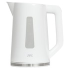 Чайник электрический jvc JK-KE1215 пластиковый, 2200 Вт, 1.7 л, белый - Фото 1