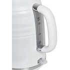 Чайник электрический jvc JK-KE1744, пластиковый, 2200 Вт, 1.7 л, белый - фото 51337369