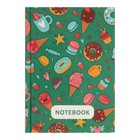 Блокнот А6, 40 листов в клетку Candy Notebook, твёрдая обложка, глянцевая ламинация, блок офсет - Фото 2
