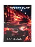 Блокнот А6, 40 листов в клетку Street Race, твёрдая обложка, глянцевая ламинация, блок офсет - Фото 2