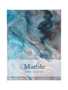 Блокнот А6, 40 листов в клетку Marble 2, твёрдая обложка, глянцевая ламинация, блок офсет - Фото 2