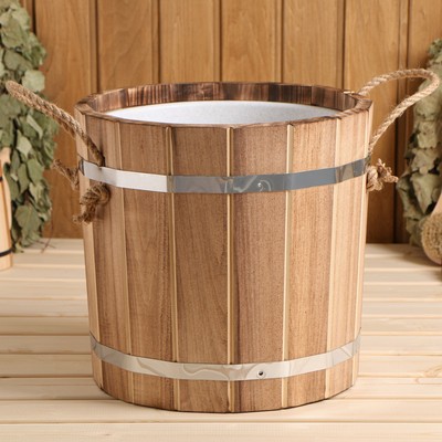 Запарник для бани, 15л, "Добрыня", с пластмассовой вставкой