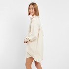 Костюм женский: рубашка, шорты, MINAKU: Oversize, молочный, размер 44 - Фото 6