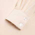 Костюм женский: рубашка, шорты, MINAKU: Oversize, молочный, размер 48 - Фото 11