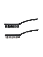 УЦЕНКА Набор щеток металлических ручных ТУНДРА, пластиковые рукоятки, большие, 2 шт. - Фото 2