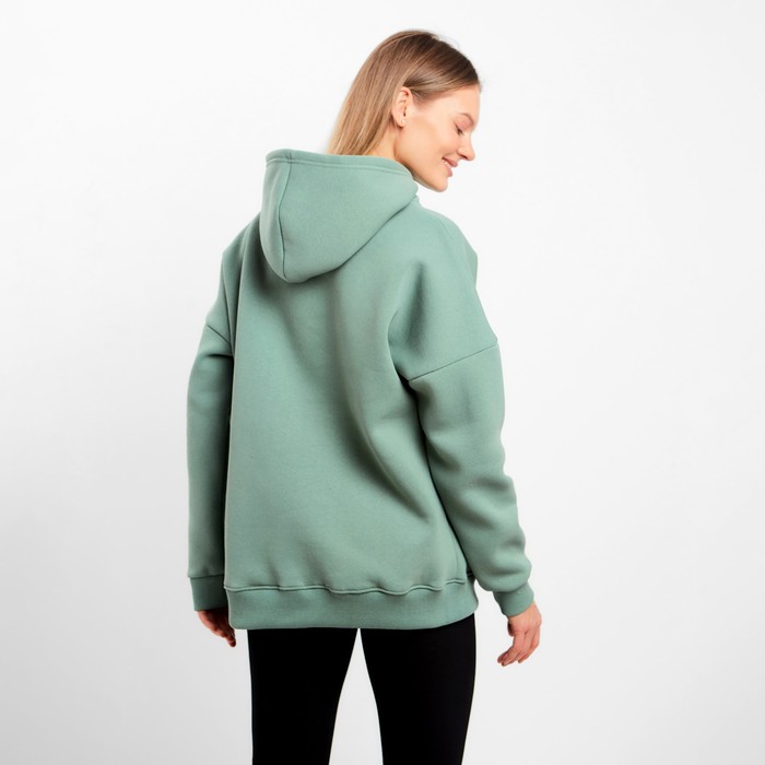 Худи с капюшоном НАЧЁС, цвет оливковый, размер 46 58658