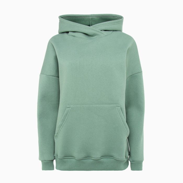 Худи с капюшоном НАЧЁС, цвет оливковый, размер 48 58659