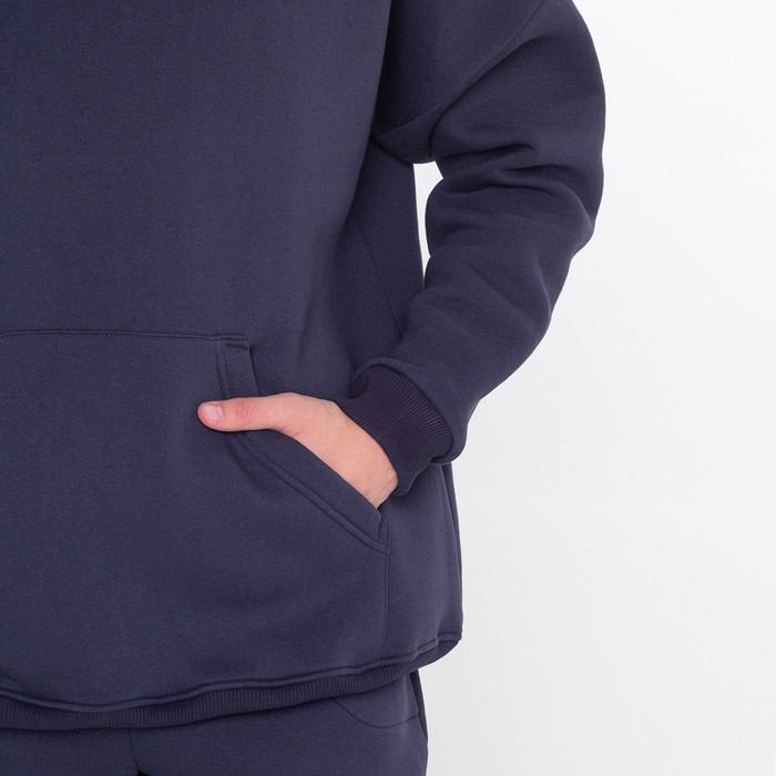 Костюм мужской (толстовка/брюки) НАЧЁС, цвет серый, размер 52 58668