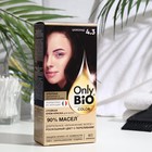 Стойкая крем-краска для волос серии Only Bio COLOR тон 4.3 шоколад, 115 мл - фото 10122965