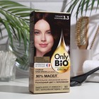 Стойкая крем-краска для волос серии Only Bio COLOR тон 3.3 горький шоколад, 115 мл - фото 10122968