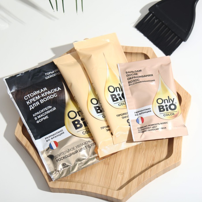 Стойкая крем-краска для волос серии Only Bio COLOR тон 3.3 горький шоколад, 115 мл 32089