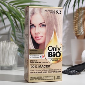 Стойкая крем-краска для волос серии Only Bio COLOR тон 9.3 жемчужный блонд 115 мл