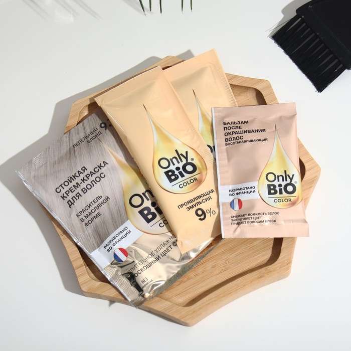 Стойкая крем-краска для волос серии Only Bio COLOR тон 9.1 пепельный блонд, 115 мл 32100
