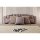 Кровать «Пальмира» без ПМ, 1400 × 1900 мм, встроенное основание, велюр, цвет velutto 11 - Фото 6