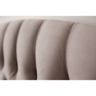 Кровать «Пальмира» без ПМ, 1400 × 2000 мм, встроенное основание, велюр, цвет velutto 11 - Фото 10