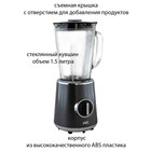 Блендер настольные jvc JK-SB5220, стационарный, 750 Вт, 5 скоростей, 1500 мл, чёрный - фото 51337400