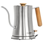 Чайник электрический Pioneer KE572M, металл, 0.6 л, 1800 Вт, цвет металл - фото 51343068 Чайник электрический Pioneer KE572M, металл, 0.6 л, 1800 Вт, цвет металл - фото 51343068