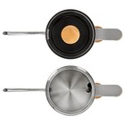 Чайник электрический Pioneer KE572M, металл, 0.6 л, 1800 Вт, цвет металл - фото 51343069 Чайник электрический Pioneer KE572M, металл, 0.6 л, 1800 Вт, цвет металл - фото 51343069
