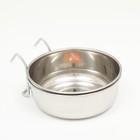 Миска, 900 мл, с креплением, металл - Фото 4