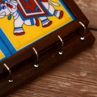 Ключница с отделением для писем «Слоны», 21×18 см, дерево - Фото 2