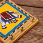 Ключница "Слоник" дерево 13 см - фото 805145056