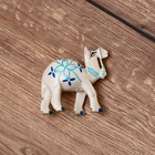 Сувенир "Верблюд - цветочная роспись" дерево 8 см - фото 35742884