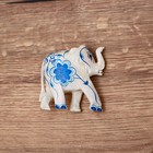 Сувенир "Слон - цветочная роспись" дерево 8 см - фото 6756877